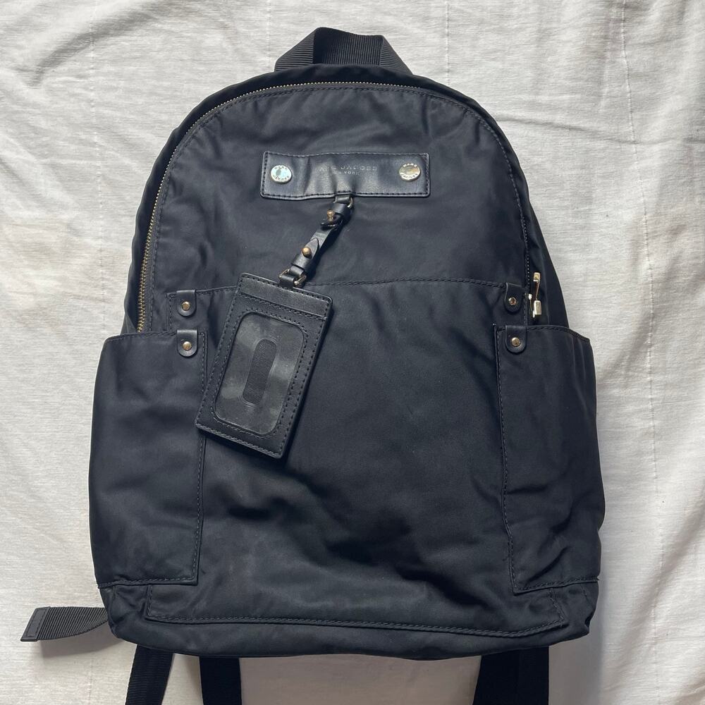 Marc Jacobs Black Nylon Backpack